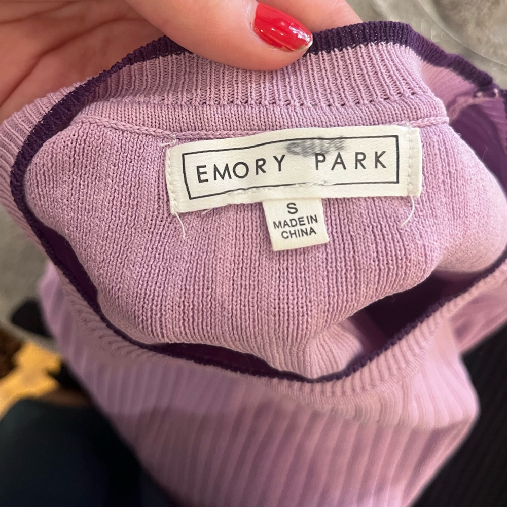Lavender Purple Top/Tee size S